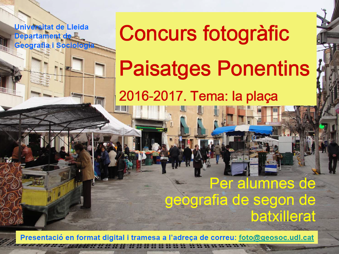 Concurs fotografic Paisatges Ponentins 2017