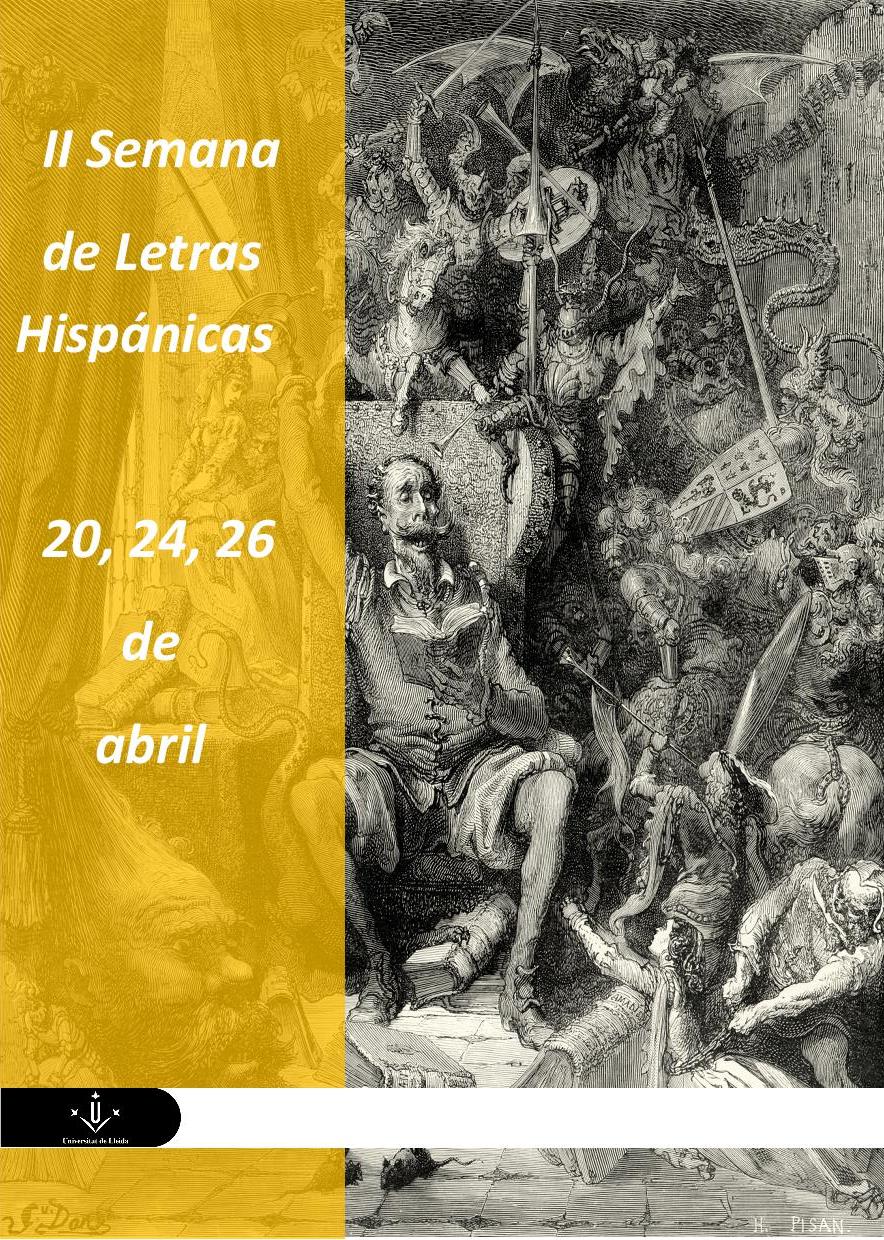 II Semana Letras Hispanicas poster