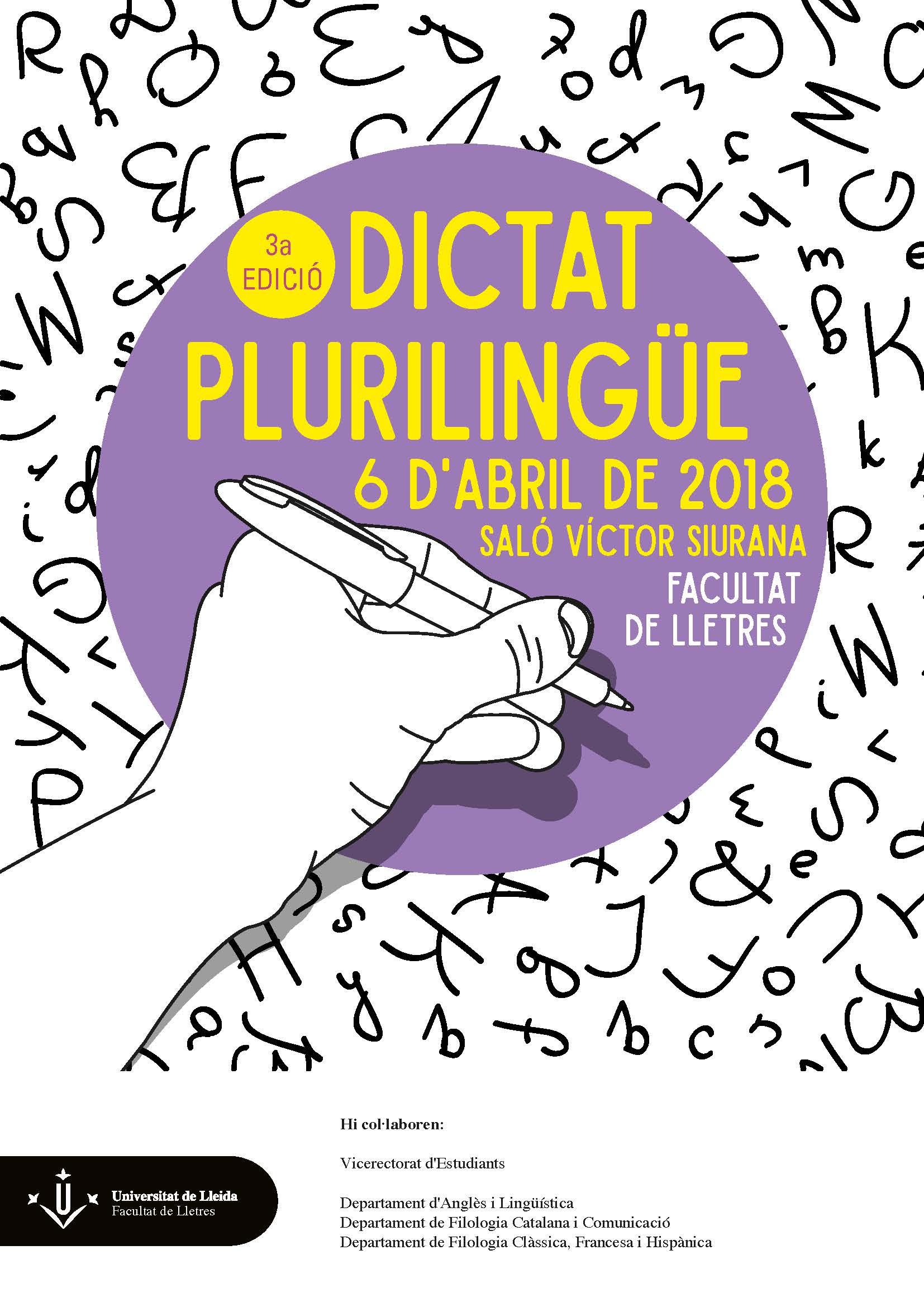 DICTAT PLURILINGUE cartell din A4