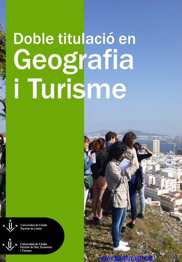 Díptic Doble Titulació en Geografia i Turisme 2