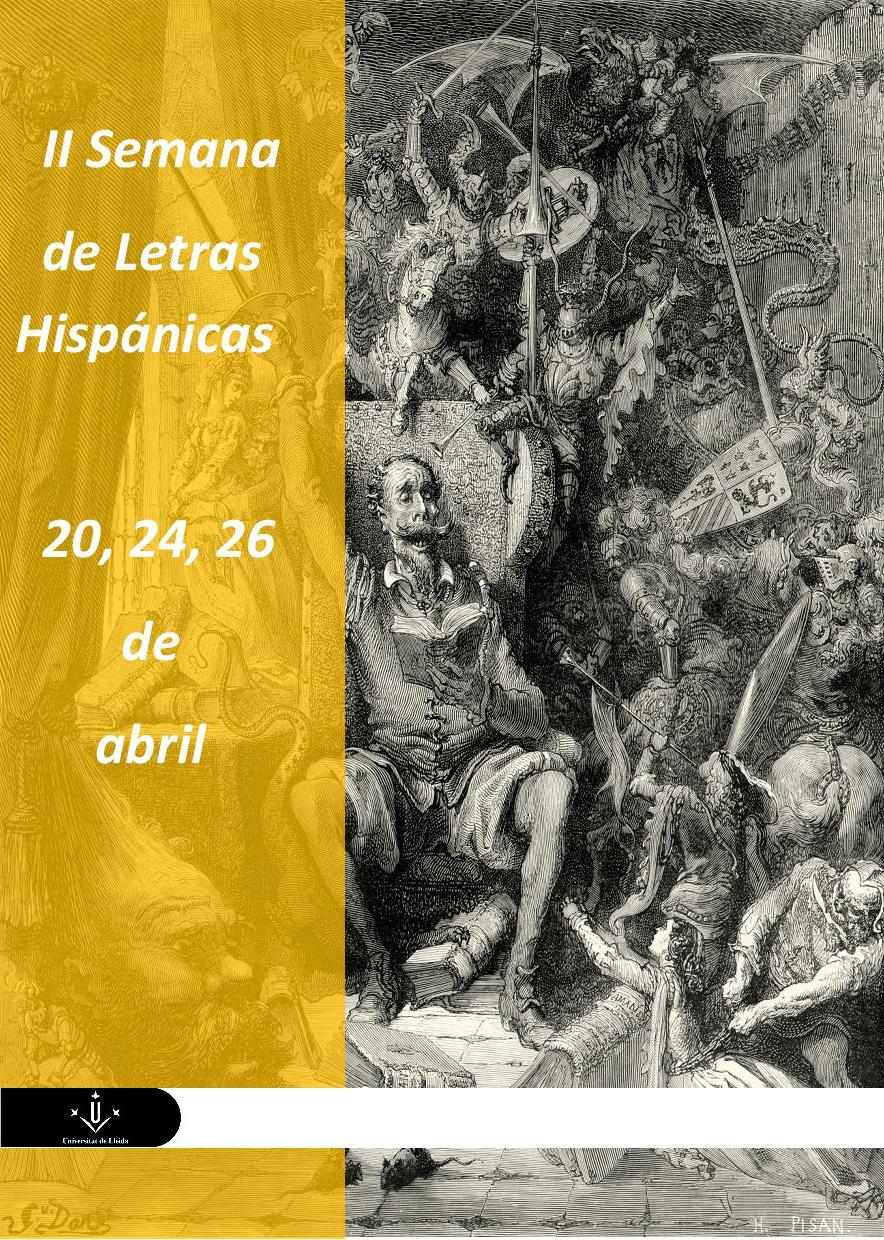 II Semana Letras Hispanicas poster